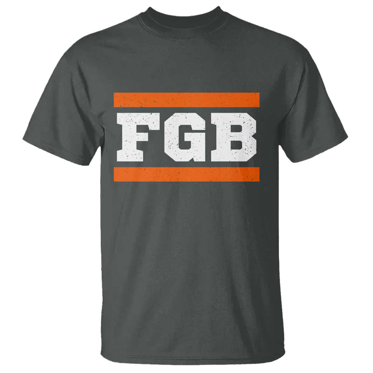 BF Game Day T Shirt FGB Football Fans TS10 Dark Heather Print Your Wear