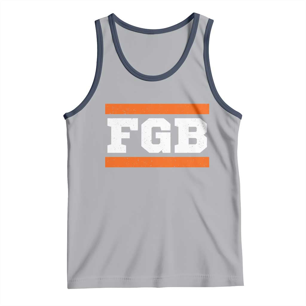 BF Game Day Tank Top FGB Football Fans TS10 Athletic Heather Navy Print Your Wear