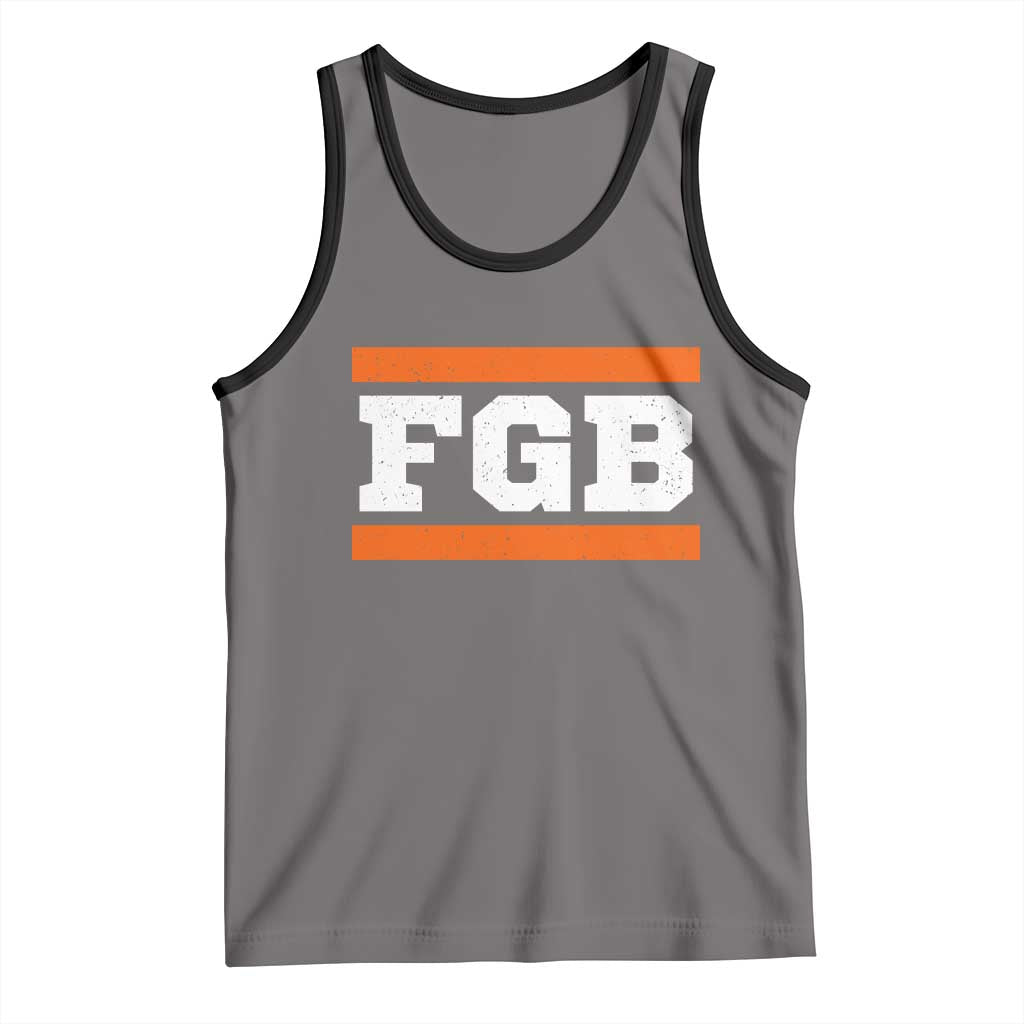 BF Game Day Tank Top FGB Football Fans TS10 Deep Heather Black Print Your Wear
