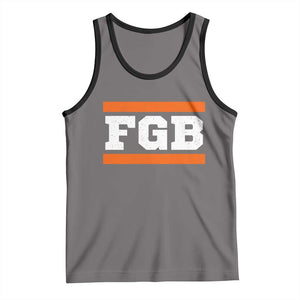 BF Game Day Tank Top FGB Football Fans TS10 Deep Heather Black Print Your Wear