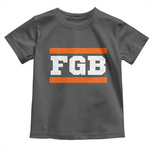 BF Game Day Toddler T Shirt FGB Football Fans TS10 Dark Heather Print Your Wear