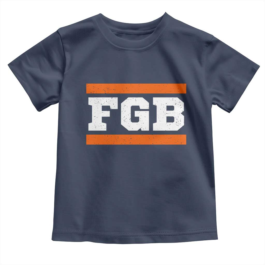 BF Game Day Toddler T Shirt FGB Football Fans TS10 Navy Print Your Wear