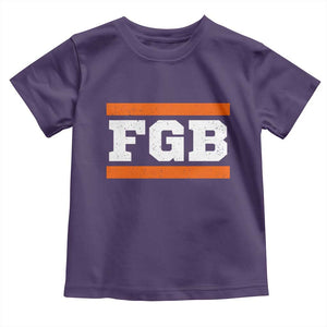 BF Game Day Toddler T Shirt FGB Football Fans TS10 Purple Print Your Wear