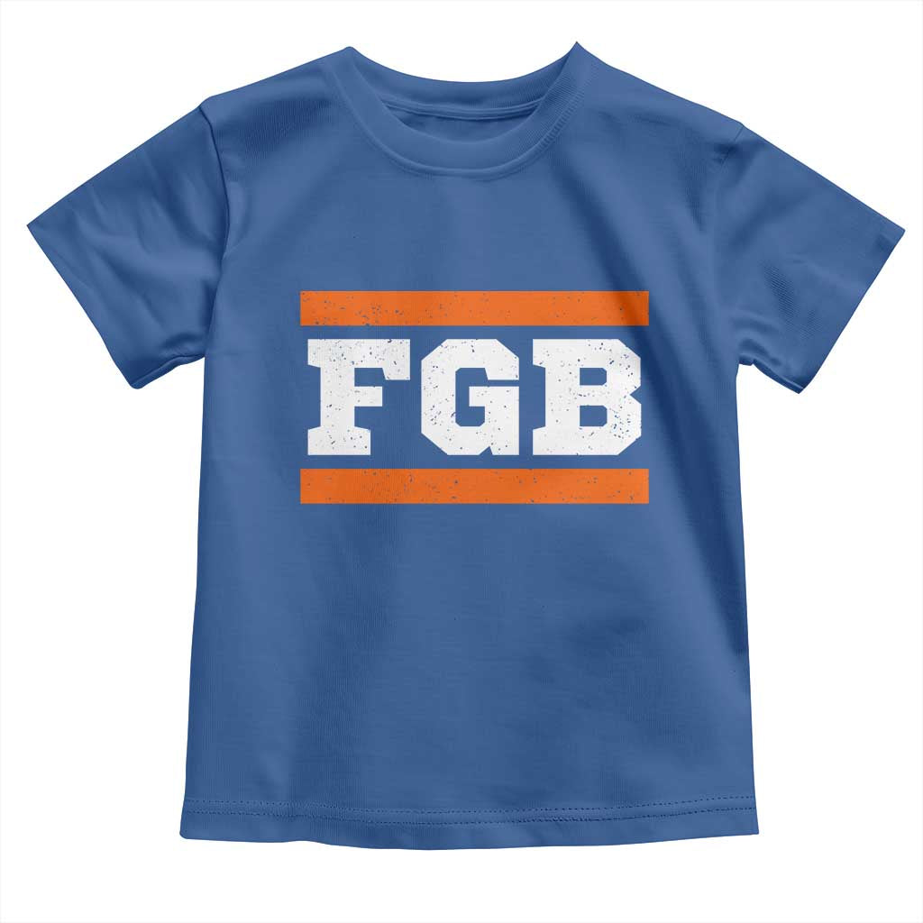 BF Game Day Toddler T Shirt FGB Football Fans TS10 Royal Blue Print Your Wear