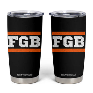 BF Game Day Tumbler Cup FGB Football Fans TS10 Black Print Your Wear