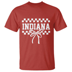 Retro Indiana T Shirt Coquette Bow Checkered Women Girls Kids TS10 Red Print Your Wear