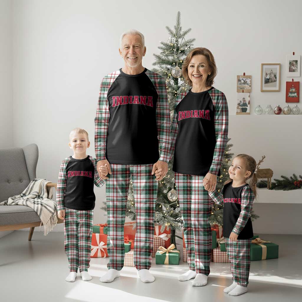 Retro Indiana Plaid Pajama Set Vintage Athletic Sports Style 80s 90s Red Design TS10 Christmas Plaid Print Your Wear