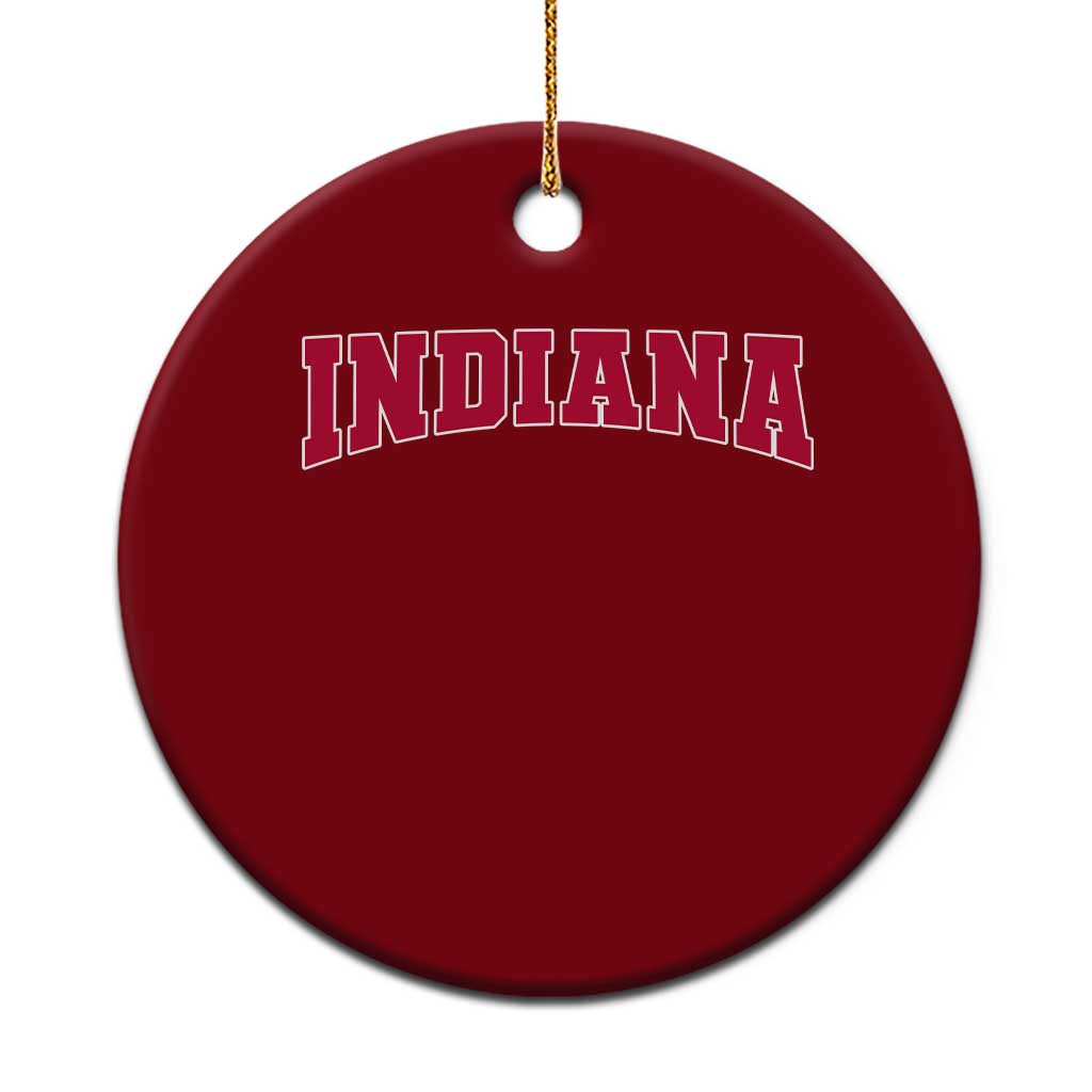 Retro Indiana Ceramic Ornament Vintage Athletic Sports Style 80s 90s Red Design TS10 1pc Red Print Your Wear