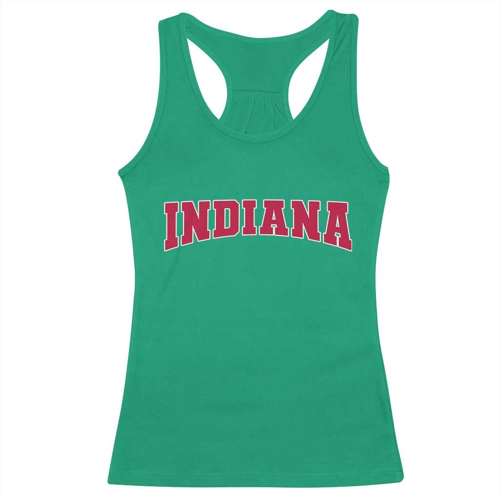 Retro Indiana Racerback Tank Top Vintage Athletic Sports Style 80s 90s Red Design TS10 Irish Green Print Your Wear