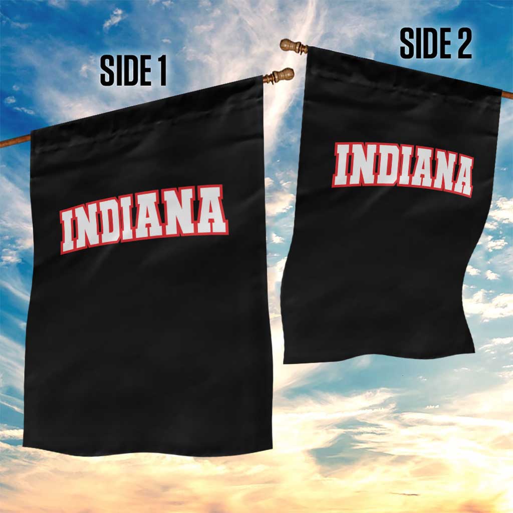 Indiana Fan Garden Flag Vintage Athletic Sports Game Day TS10 Print Your Wear