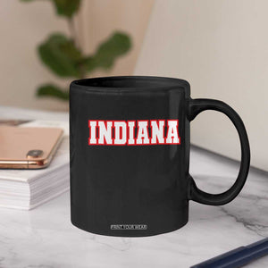 Indiana Fan Coffee Mug Vintage Athletic Sports Game Day TS10 Print Your Wear