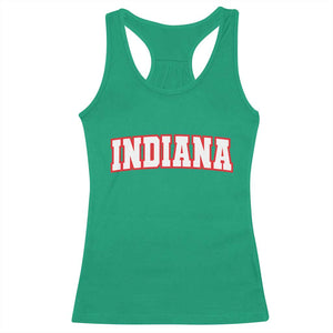 Indiana Fan Racerback Tank Top Vintage Athletic Sports Game Day TS10 Irish Green Print Your Wear