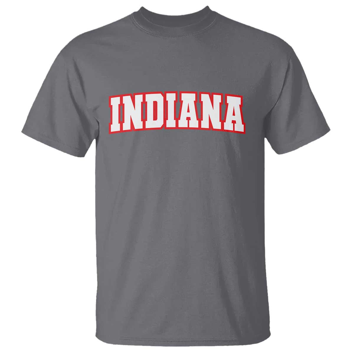 Indiana Fan T Shirt Vintage Athletic Sports Game Day TS10 Charcoal Print Your Wear