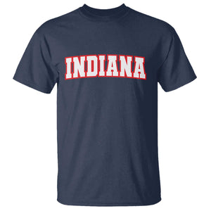 Indiana Fan T Shirt Vintage Athletic Sports Game Day TS10 Navy Print Your Wear