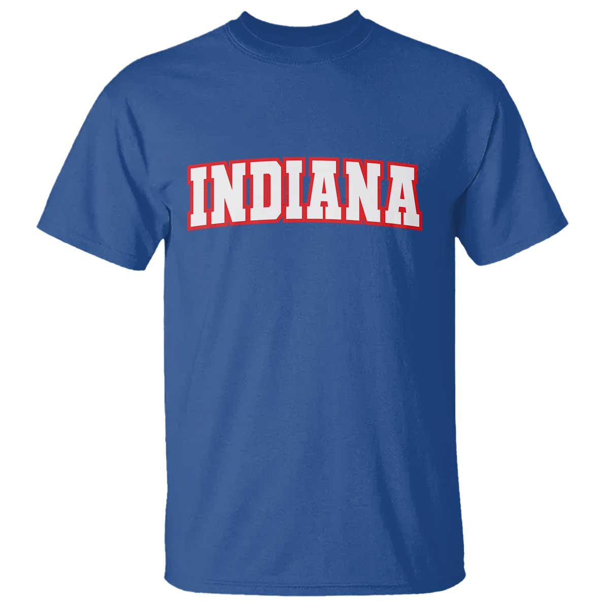 Indiana Fan T Shirt Vintage Athletic Sports Game Day TS10 Royal Blue Print Your Wear
