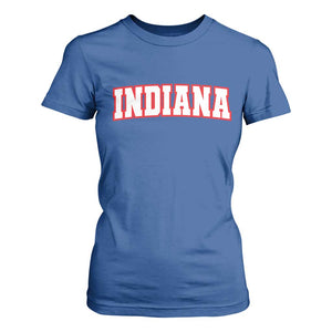 Indiana Fan T Shirt For Women Vintage Athletic Sports Game Day TS10 Royal Blue Print Your Wear