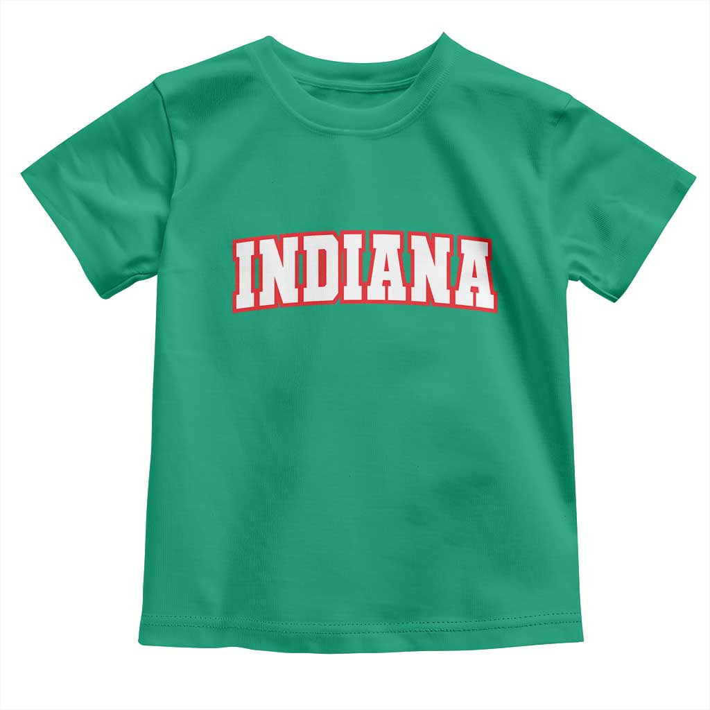 Indiana Fan Toddler T Shirt Vintage Athletic Sports Game Day TS10 Irish Green Print Your Wear