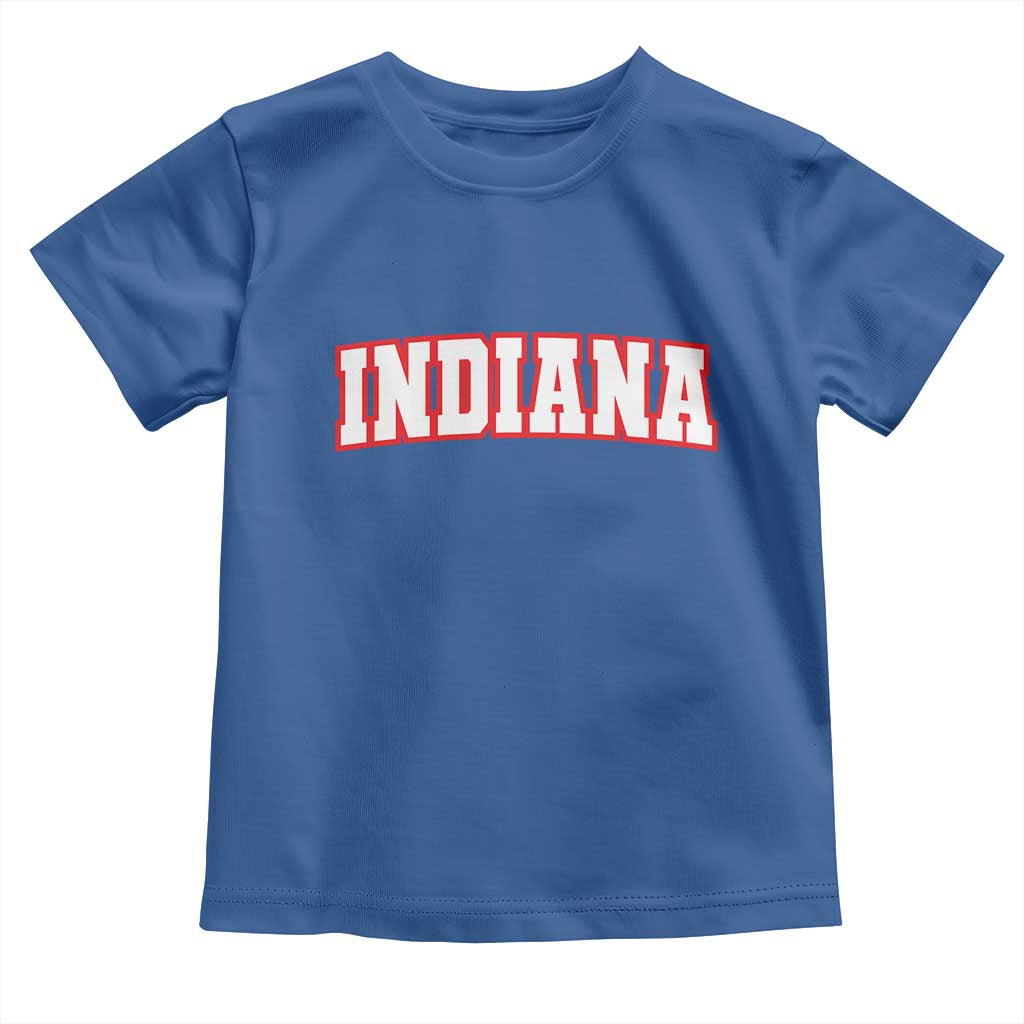 Indiana Fan Toddler T Shirt Vintage Athletic Sports Game Day TS10 Royal Blue Print Your Wear