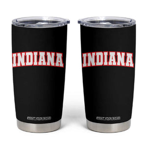 Indiana Fan Tumbler Cup Vintage Athletic Sports Game Day TS10 Black Print Your Wear