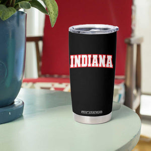 Indiana Fan Tumbler Cup Vintage Athletic Sports Game Day TS10 Print Your Wear