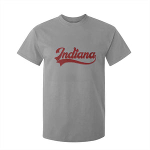 Retro Indiana T Shirt For Kid Vintage City Athletic Sports Game Day TS10 Sport Gray Print Your Wear