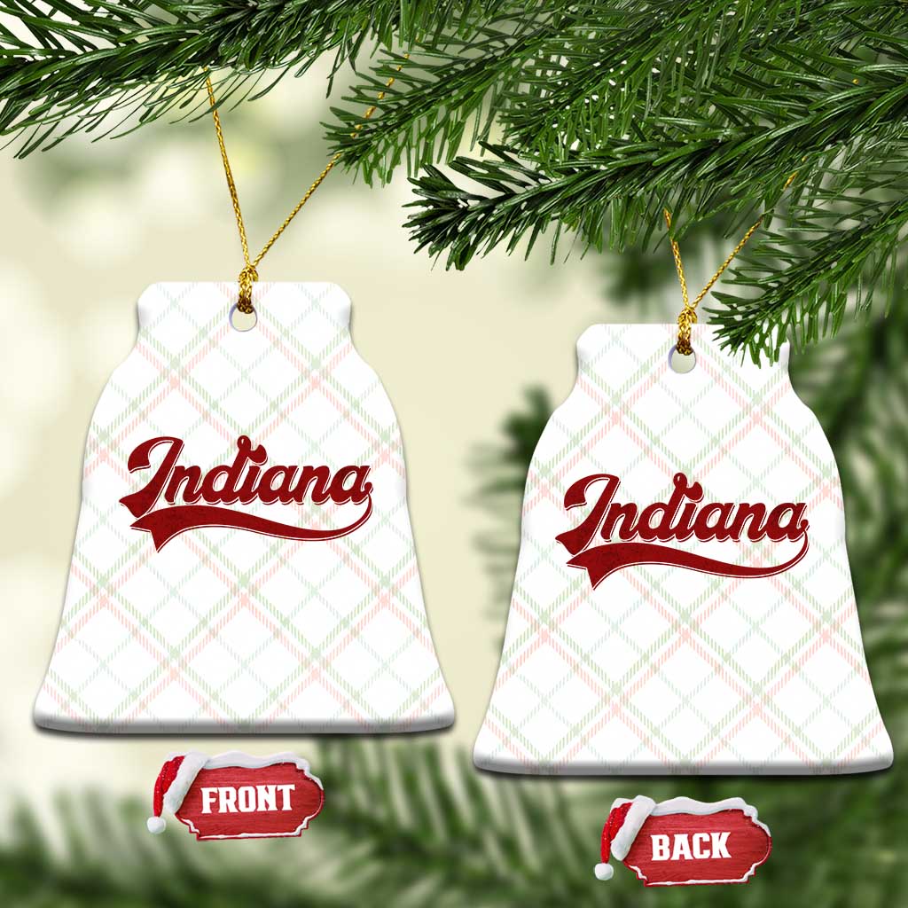 Retro Indiana Ceramic Ornament Vintage City Athletic Sports Game Day TS10 Print Your Wear