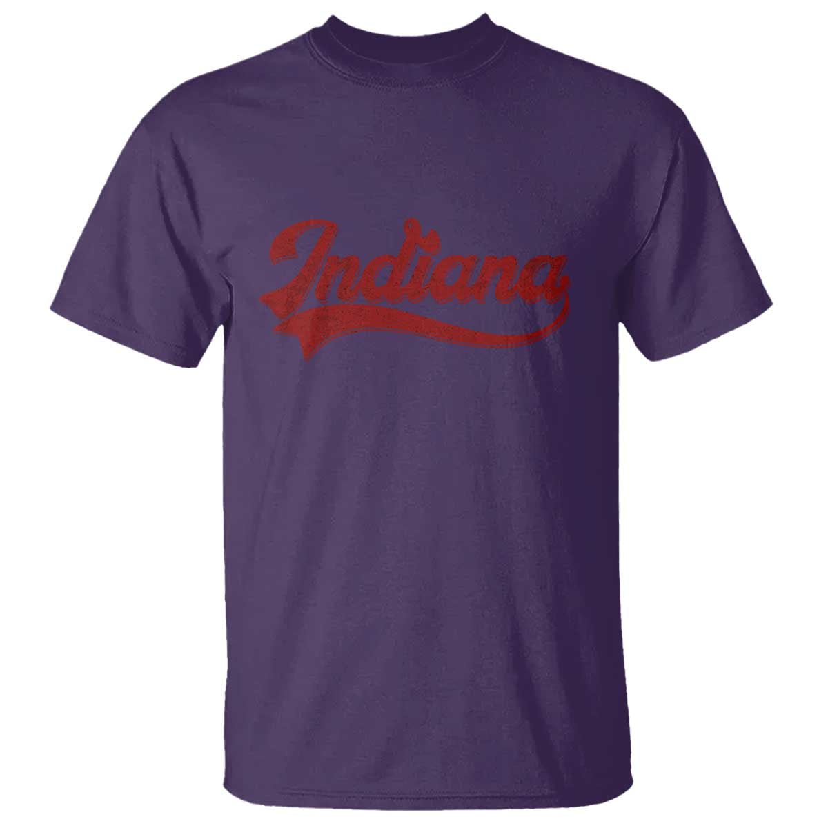 Retro Indiana T Shirt Vintage City Athletic Sports Game Day TS10 Purple Print Your Wear