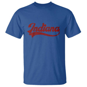 Retro Indiana T Shirt Vintage City Athletic Sports Game Day TS10 Royal Blue Print Your Wear