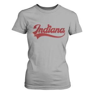 Retro Indiana T Shirt For Women Vintage City Athletic Sports Game Day TS10 Sport Gray Print Your Wear