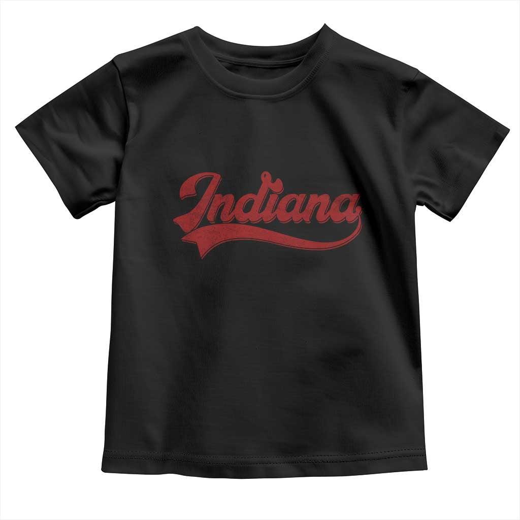 Retro Indiana Toddler T Shirt Vintage City Athletic Sports Game Day TS10 Black Print Your Wear