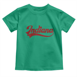 Retro Indiana Toddler T Shirt Vintage City Athletic Sports Game Day TS10 Irish Green Print Your Wear