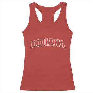 Indiana Racerback Tank Top Vintage Athletic Sports Game Day TS10 Red Print Your Wear
