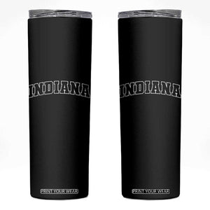 Indiana Skinny Tumbler Vintage Athletic Sports Game Day TS10 Black Print Your Wear