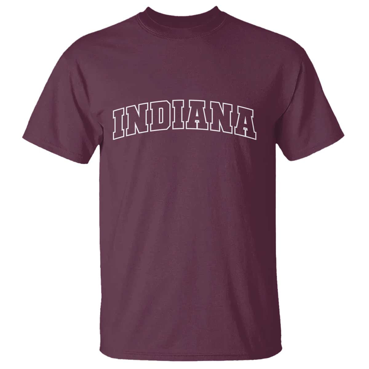 Indiana T Shirt Vintage Athletic Sports Game Day TS10 Maroon Print Your Wear