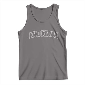 Indiana Tank Top Vintage Athletic Sports Game Day TS10 Deep Heather Print Your Wear