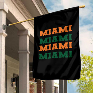Miami Garden Flag Retro Florida FL Vintage Athletic Sports TS10 Print Your Wear