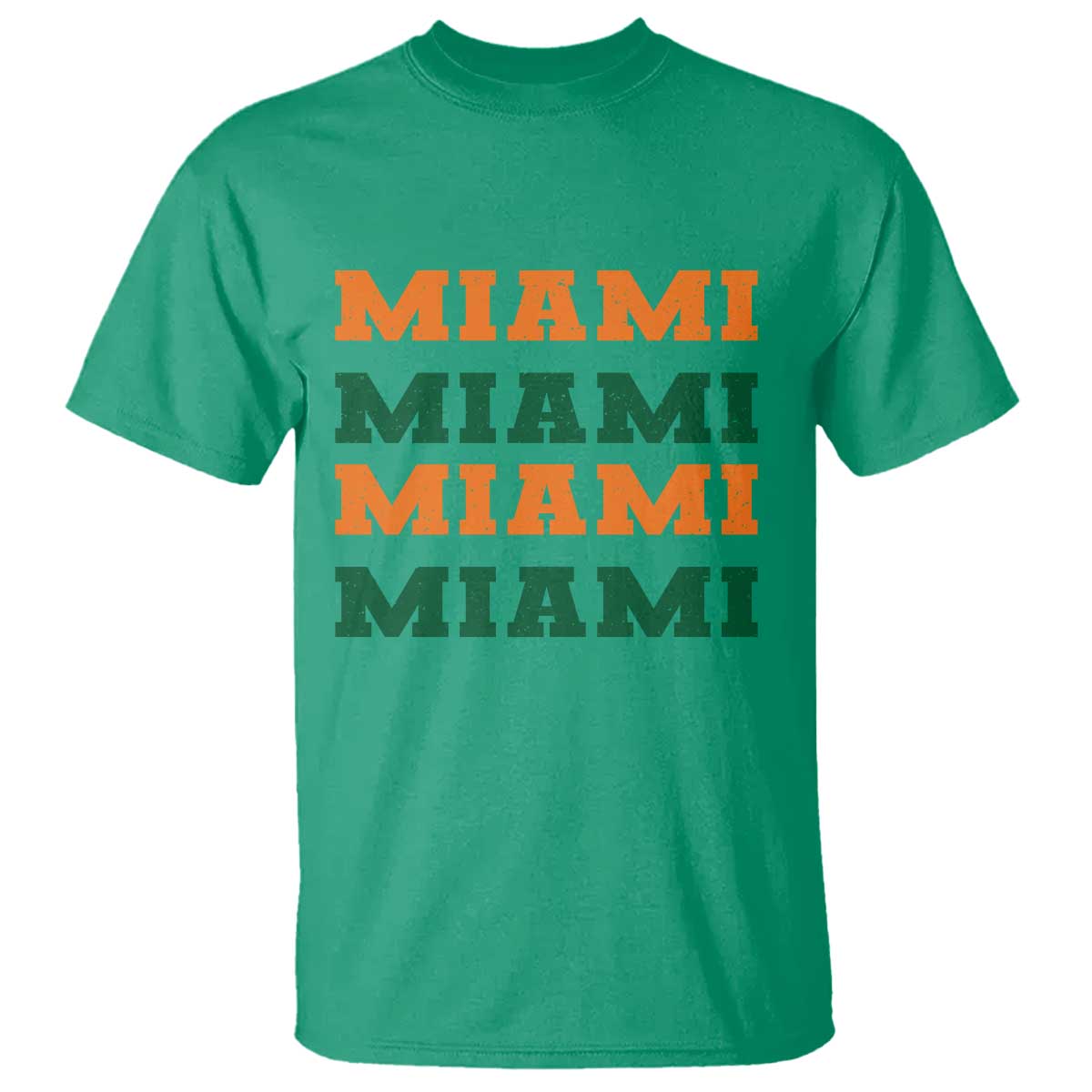 Miami T Shirt Retro Florida FL Vintage Athletic Sports TS10 Irish Green Print Your Wear