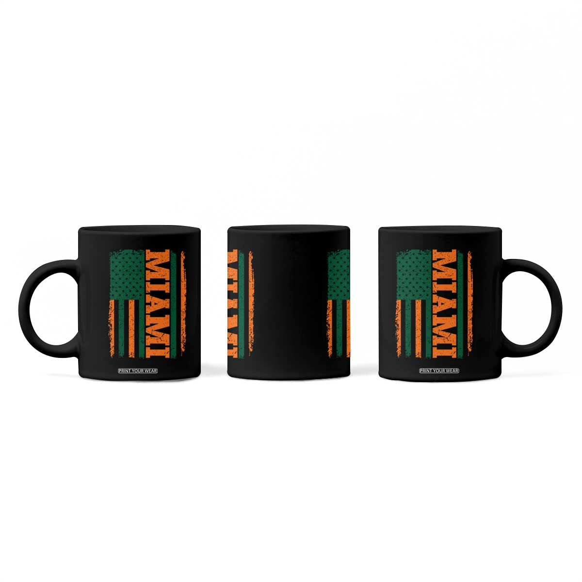 Vintage Miami Coffee Mug Classic Retro City USA Flag Game Day TS10 Print Your Wear