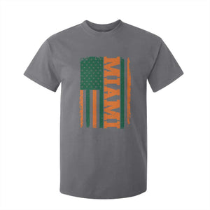 Vintage Miami T Shirt For Kid Classic Retro City USA Flag Game Day TS10 Charcoal Print Your Wear
