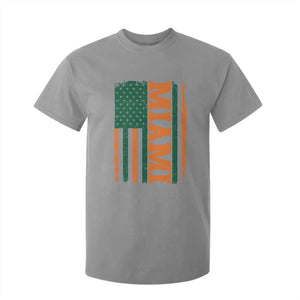 Vintage Miami T Shirt For Kid Classic Retro City USA Flag Game Day TS10 Sport Gray Print Your Wear
