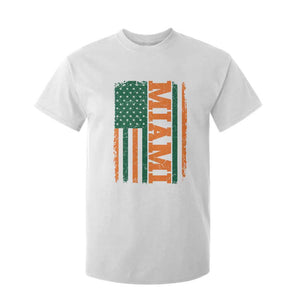 Vintage Miami T Shirt For Kid Classic Retro City USA Flag Game Day TS10 White Print Your Wear