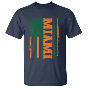 Vintage Miami T Shirt Classic Retro City USA Flag Game Day TS10 Navy Print Your Wear