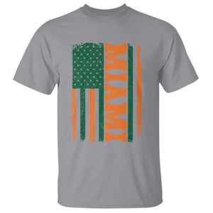 Vintage Miami T Shirt Classic Retro City USA Flag Game Day TS10 Sport Gray Print Your Wear