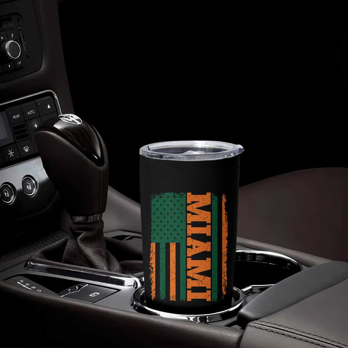 Vintage Miami Tumbler Cup Classic Retro City USA Flag Game Day TS10 Print Your Wear