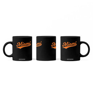 Vintage Miami Coffee Mug Florida FL Varsity Script Retro Vintage Athletic Sports TS10 Print Your Wear