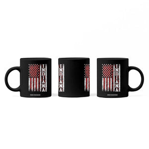 Indiana Fan Coffee Mug Classic Retro City USA Flag Patriotic American TS10 Print Your Wear