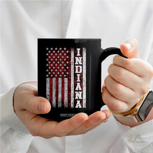 Indiana Fan Coffee Mug Classic Retro City USA Flag Patriotic American TS10 Print Your Wear