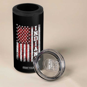 Indiana Fan 4 in 1 Can Cooler Tumbler Classic Retro City USA Flag Patriotic American TS10 Print Your Wear