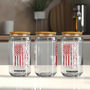 Indiana Fan Glass Can Classic Retro City USA Flag Patriotic American TS10 Print Your Wear