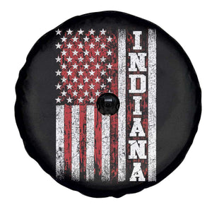 Indiana Fan Spare Tire Cover Classic Retro City USA Flag Patriotic American TS10 Print Your Wear